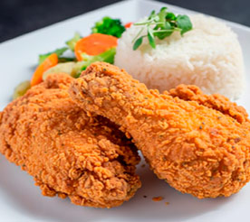 Fried Chicken and White Rice