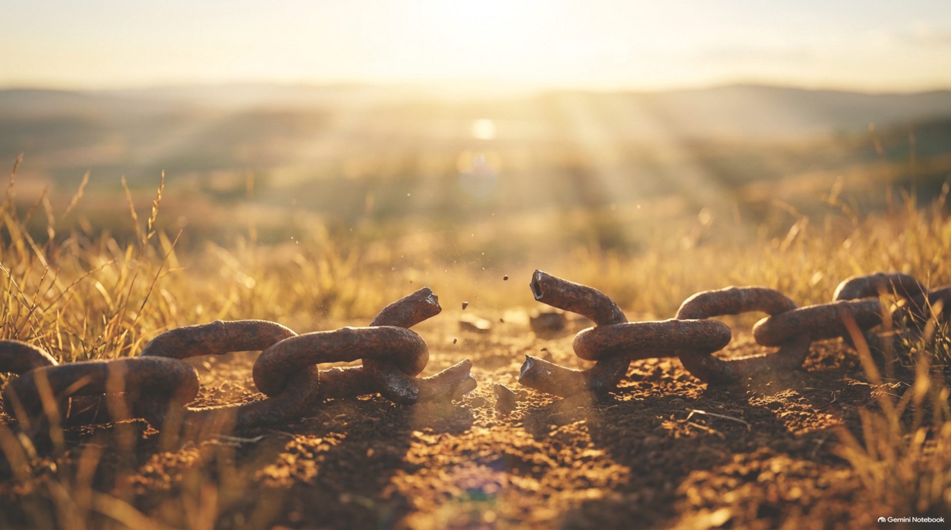 broken chains of true spiritual freedom